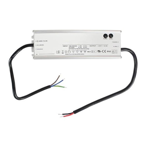 Larson Electronics Larson Electronics DCP-11-12V 11 amp Waterproof Transformer Converts 120V 277V AC to 12 - 24V DC DCP-11-12V - main